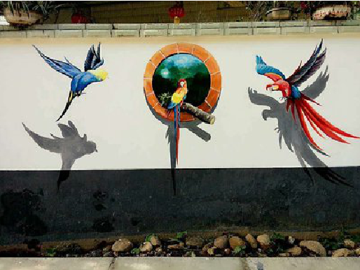 盐津视觉错位-3D墙绘设计