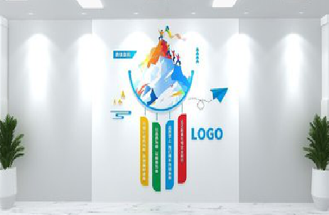 盐津公司企业形象墙的工艺材料有哪些？